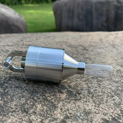Metal Grinder + Snuff Jar