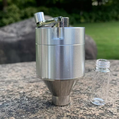 Metal Grinder + Snuff Jar